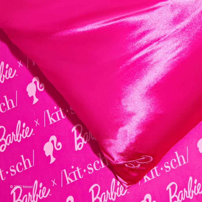 Kitsch Barbie x Kitsch Satin Pillowcase - Iconic Pink