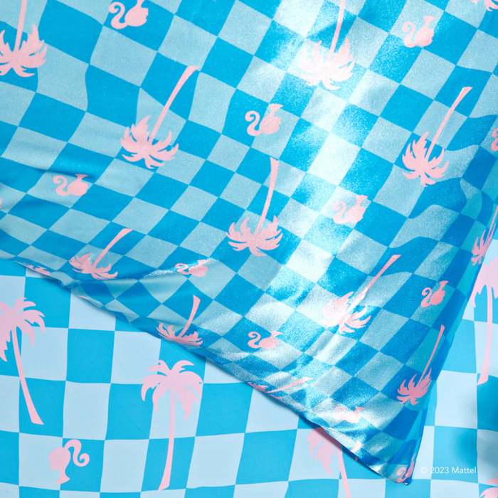 Kitsch Barbie x Kitsch Satin Pillowcase - Malibu Blue