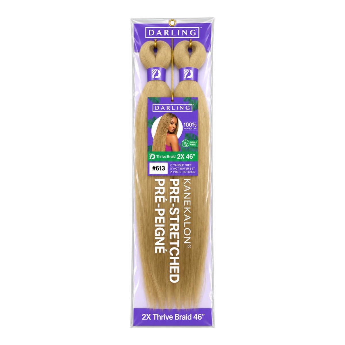 Darling Thrive Braid 2X Pre-Stretched Kanekalon Braiding Hair 46"