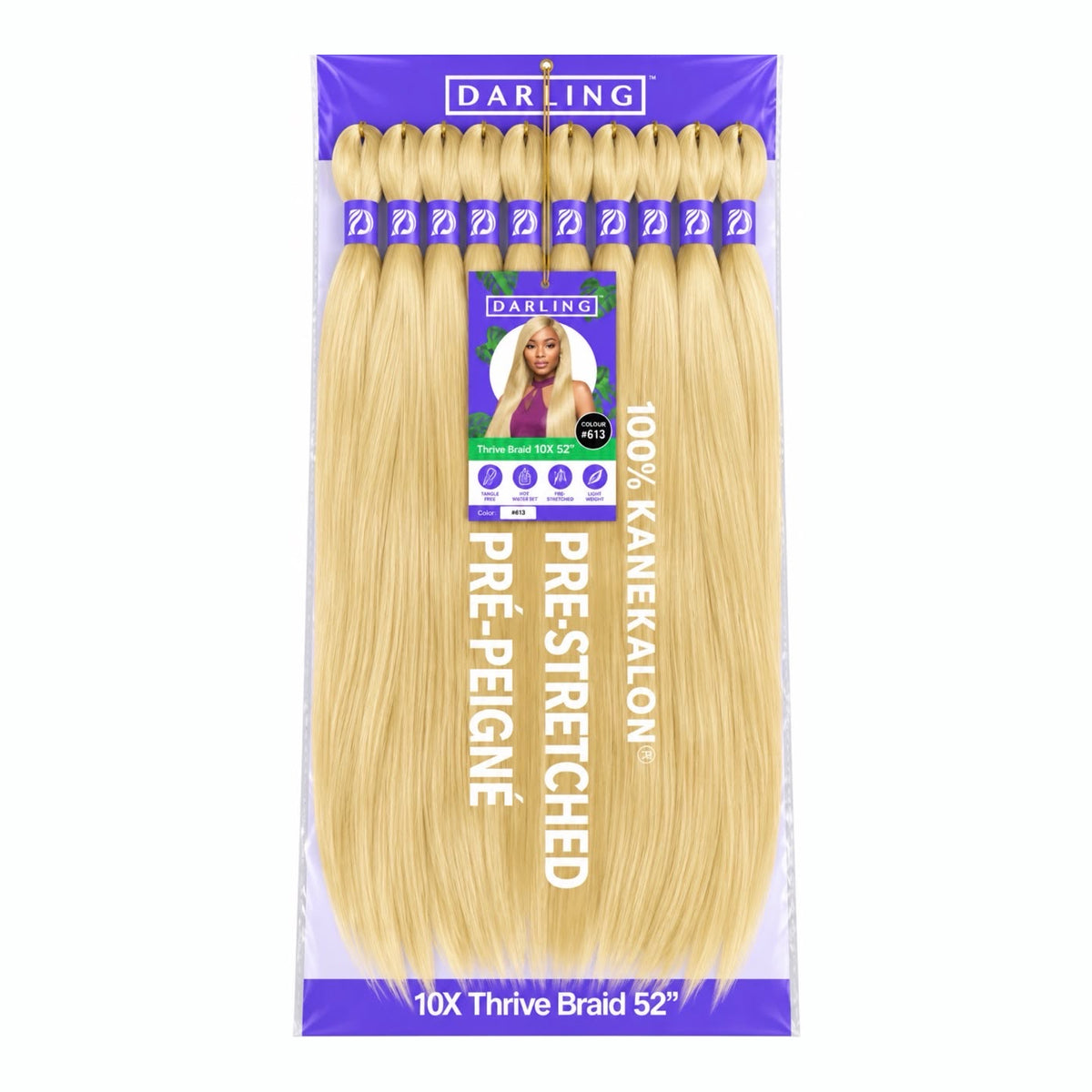 Darling Thrive Braid 10X Pre-Stretched Kanekalon Braiding Hair 52"