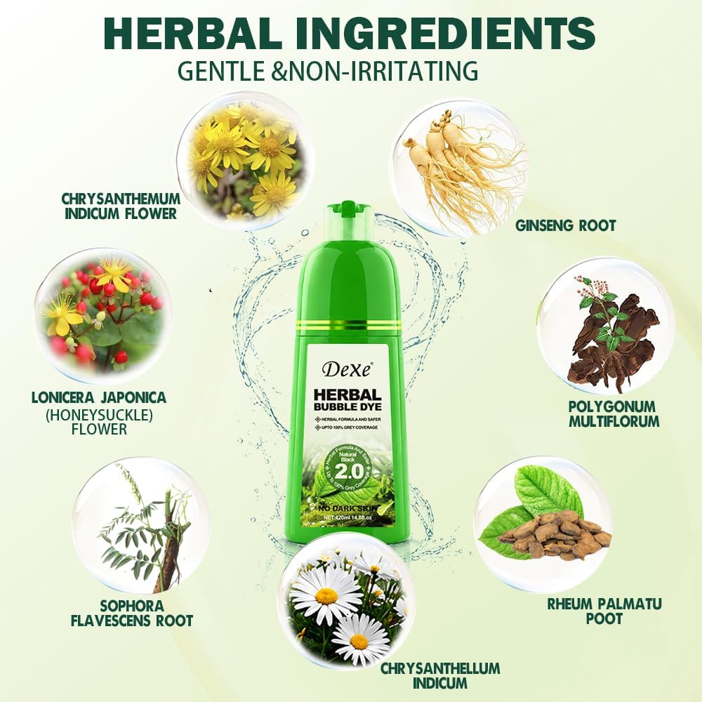 Dexe Herbal Shampoo Bubble Dye 420ml