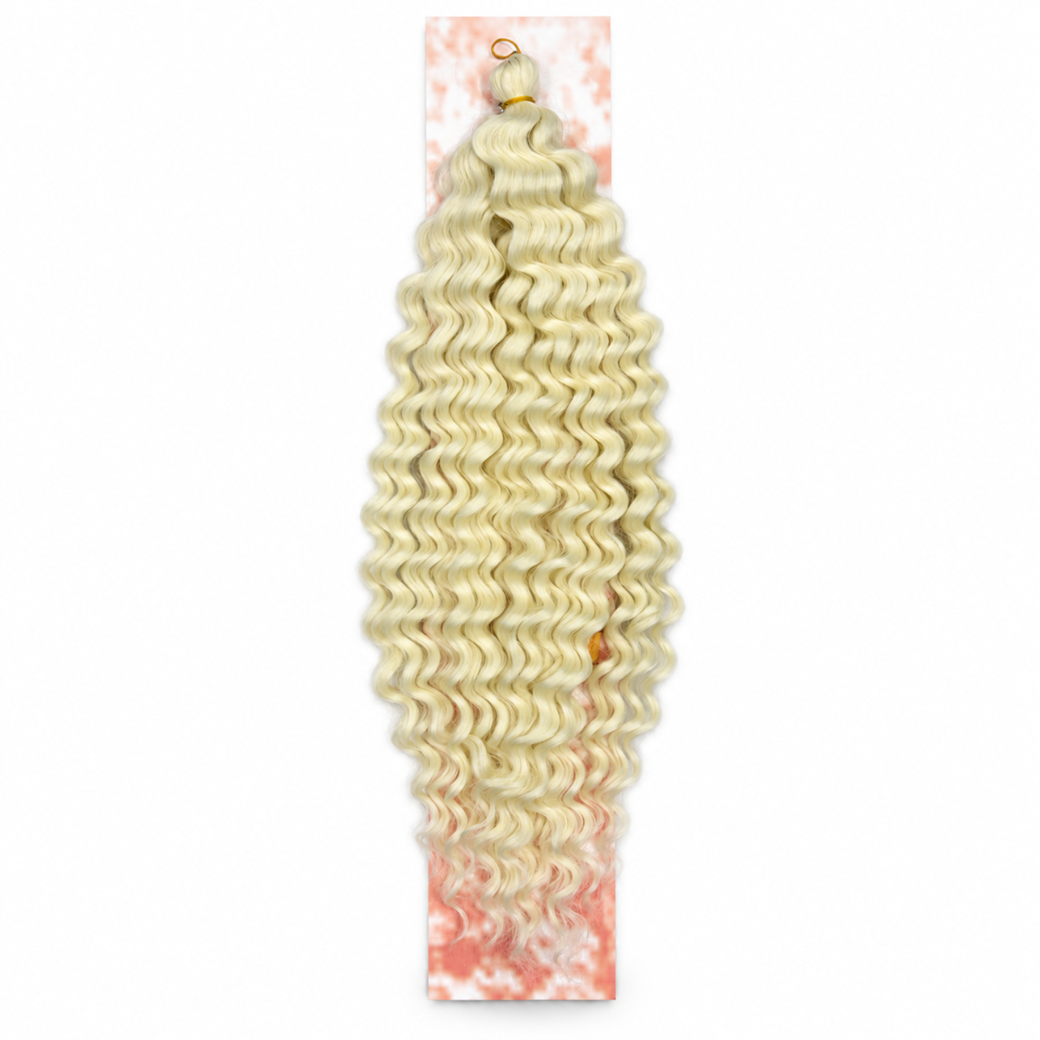 Aftress Braid Ultimo Deep Twist Crochet Braiding Hair in Colour 613 Light Blonde, featuring long defined deep waves for bright blonde crochet braids and protective hairstyles.