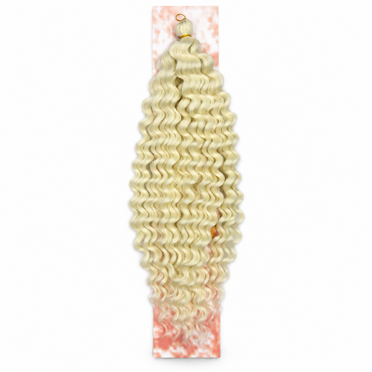 Aftress Braid Ultimo Deep Twist Crochet Braiding Hair in Colour 613 Light Blonde, featuring long defined deep waves for bright blonde crochet braids and protective hairstyles.