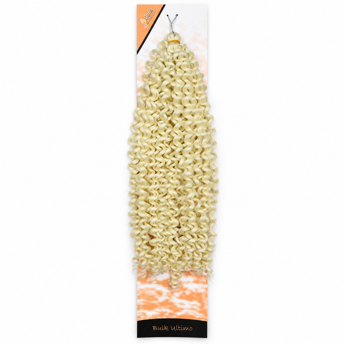 Aftress Braid Ultimo Water Braid Curly Crochet Hair in Colour 613 Light Blonde, featuring bright blonde water-wave curls for statement crochet braids and protective hairstyles.