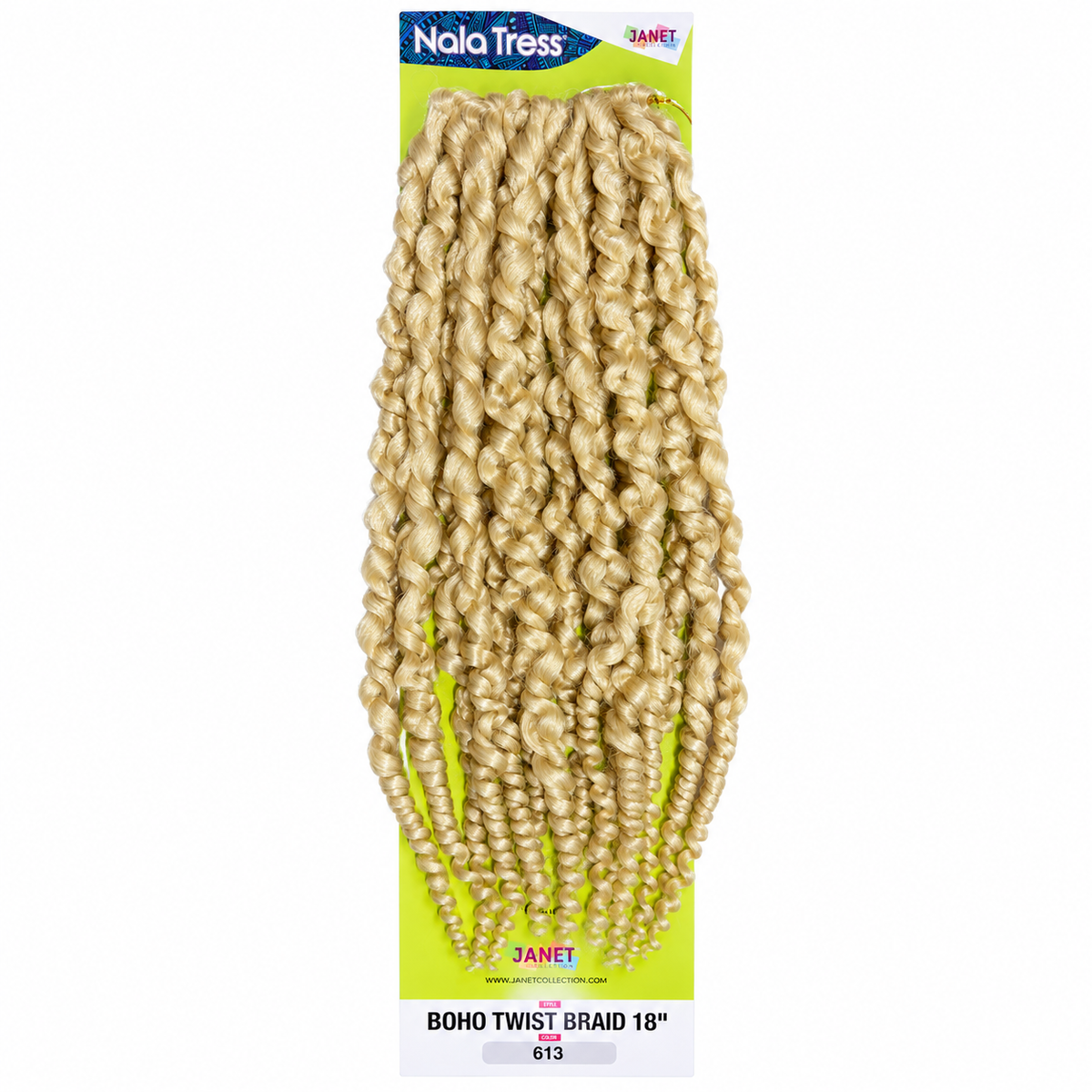 Janet Collection Boho Twist Braid 18" in colour 613