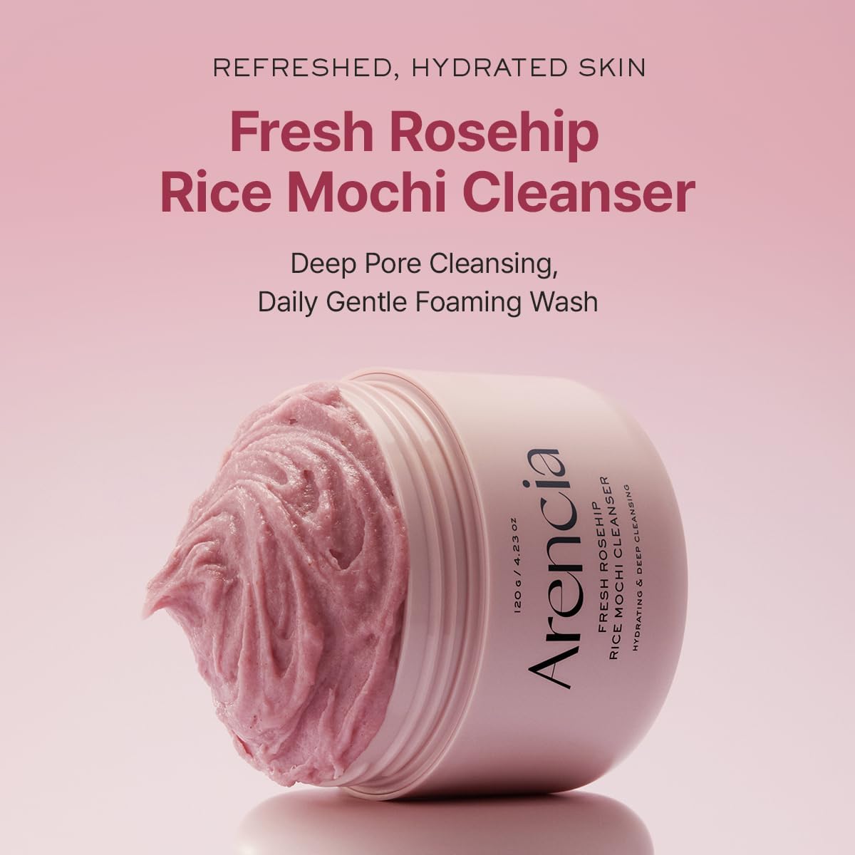 Arencia Fresh Rosehip Mochi Cleanser 120g