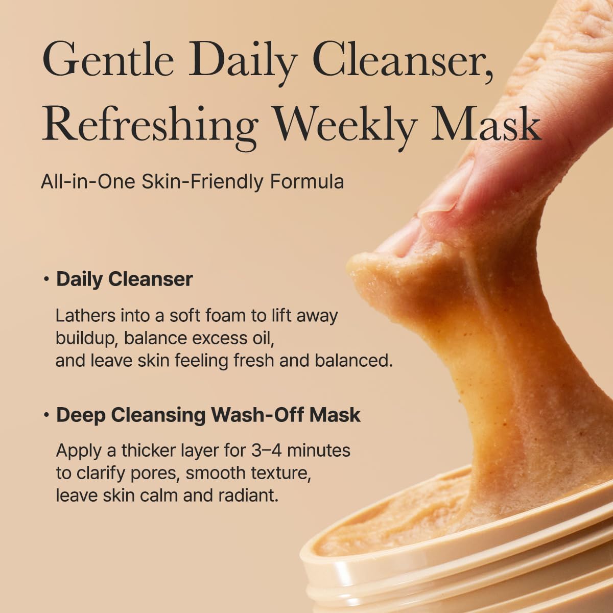 Arencia Fresh Calendula Mochi Cleanser 120g