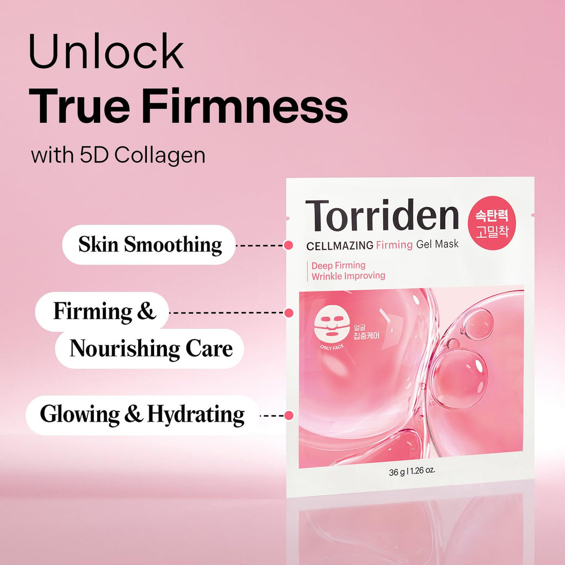 Torriden Cellmazing Firming Gel Mask Sheet 1pc