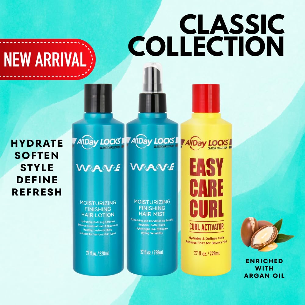 AllDay Locks Classic Collection Easy Care Curl Curl Activator 7.7oz