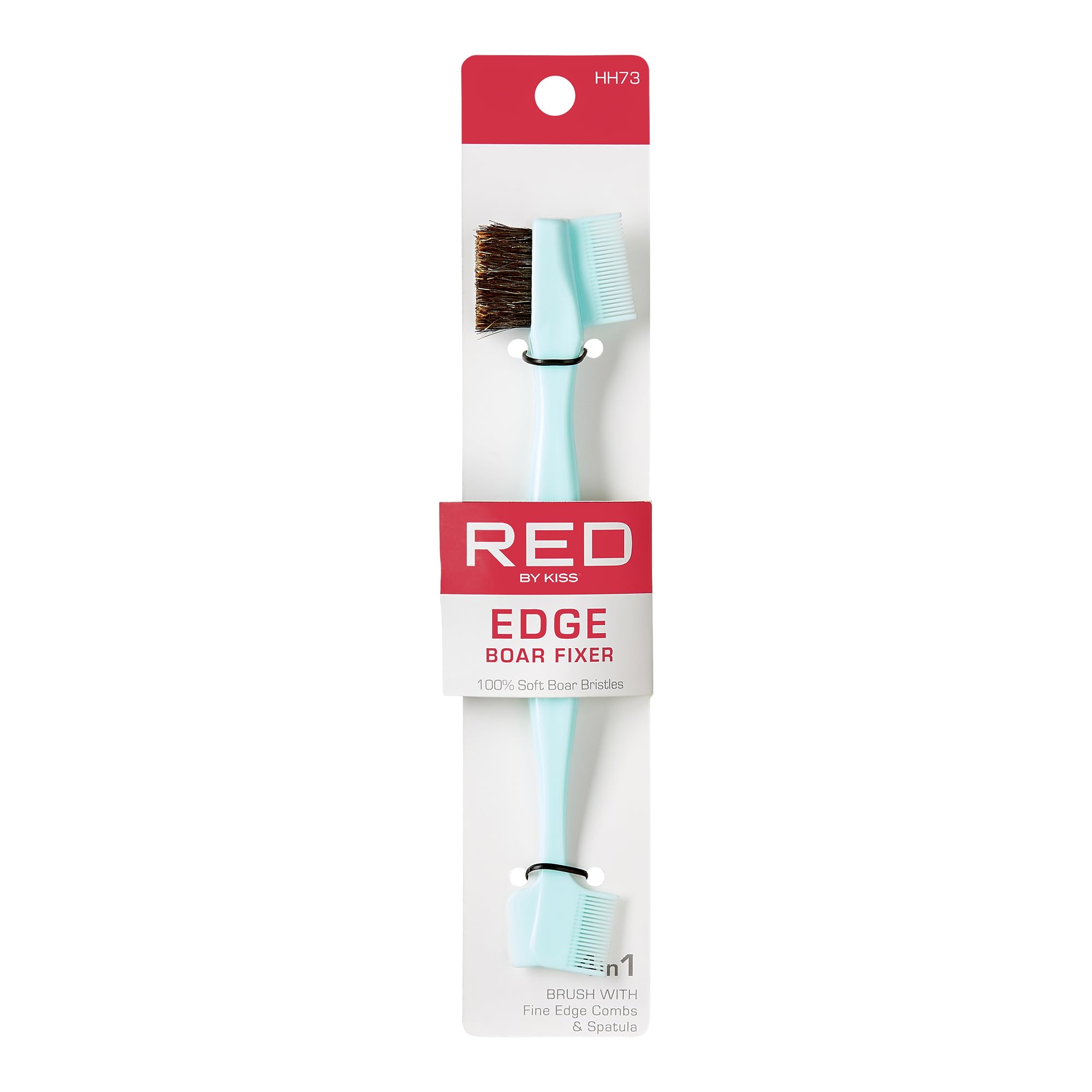 Red By Kiss Edge Boar Fixer Edge Brush