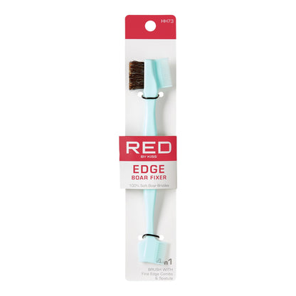 Red By Kiss Edge Boar Fixer Edge Brush