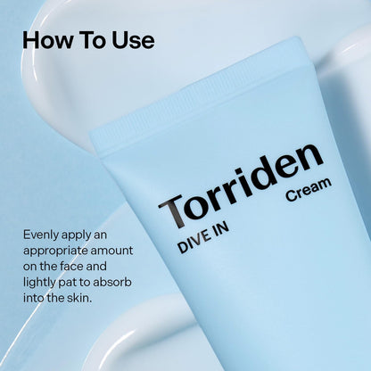 Torriden DIVE-IN Low Molecular Hyaluronic Acid Cream 80ml