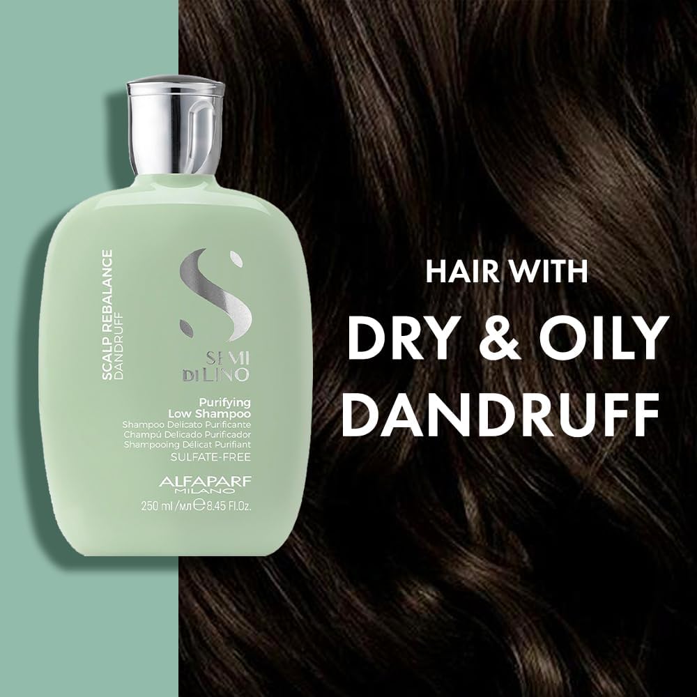 Alfaparf Milano Semi Di Lino Scalp Purifying Low Shampoo