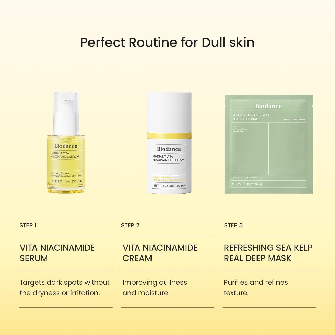 Biodance Radiant Vita Niacinamide Cream 50ml