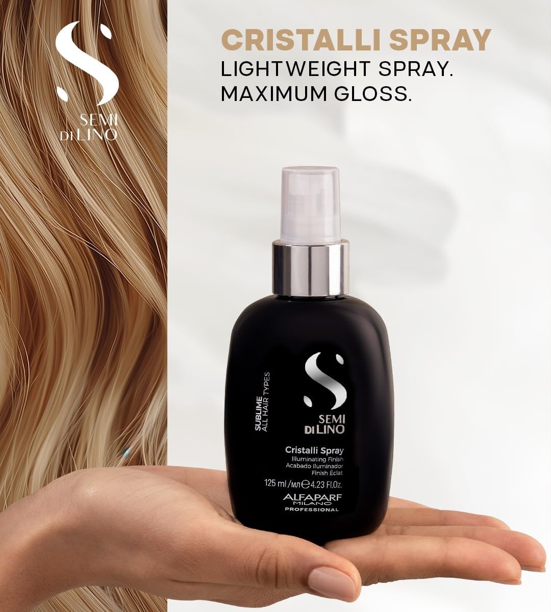 Alfaparf Milano Semi Di Lino Sublime Cristalli Spray 125ml