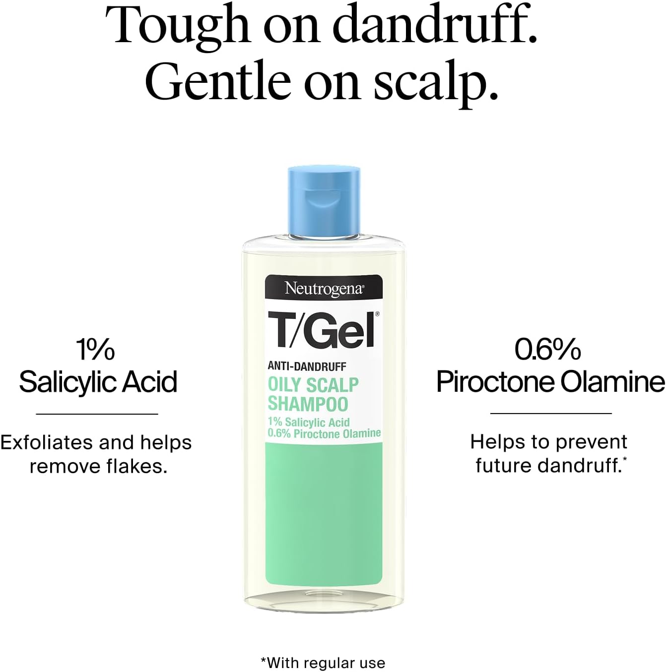 Neutrogena T/Gel Anti-Dandruff Oily Scalp Shampoo 250ml