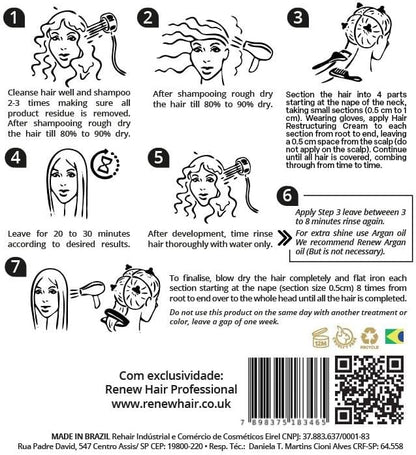 Renewhair Professional Nano Smoothing System Kit (3 x 120ml)