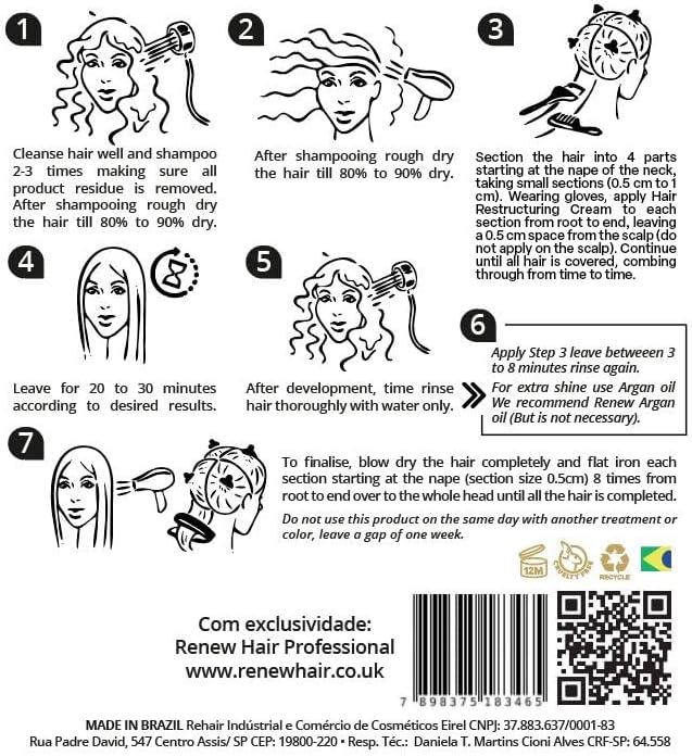 Renewhair Professional Nano Smoothing System Kit (3 x 120ml)