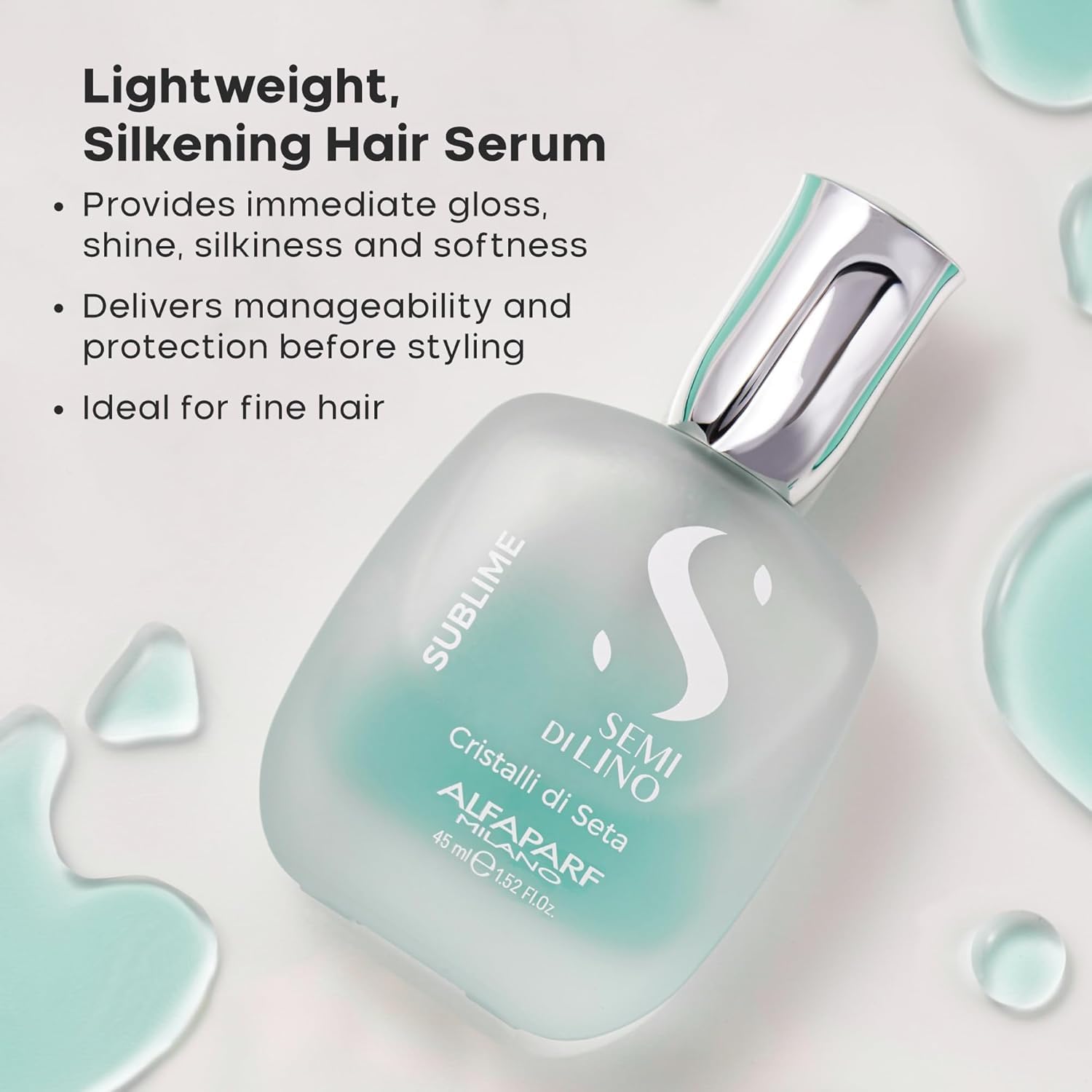 Alfaparf Milano Semi Di Lino Sublime Crystal Di Seta 45ml
