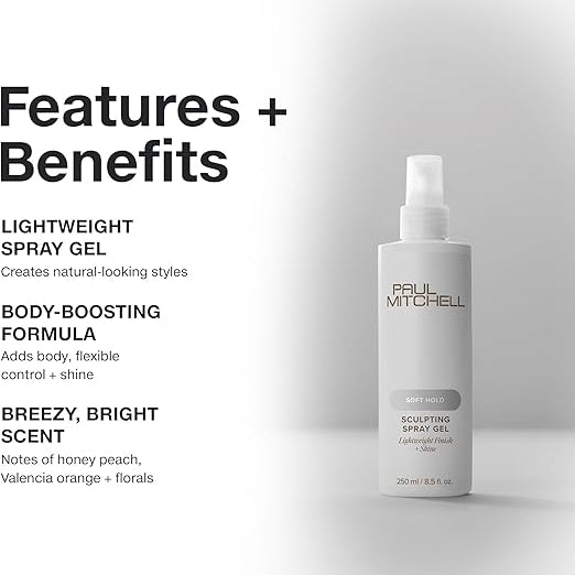 Paul Mitchell Soft Style Soft Sculpting Spray Gel 250ml