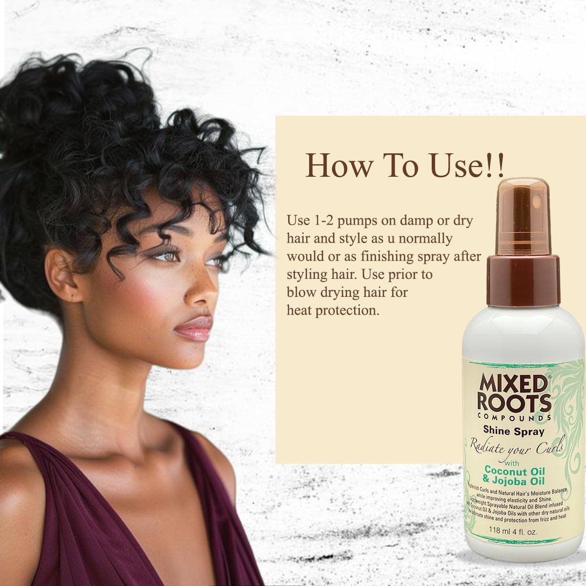 Mixed Roots Shine Spray 118ml