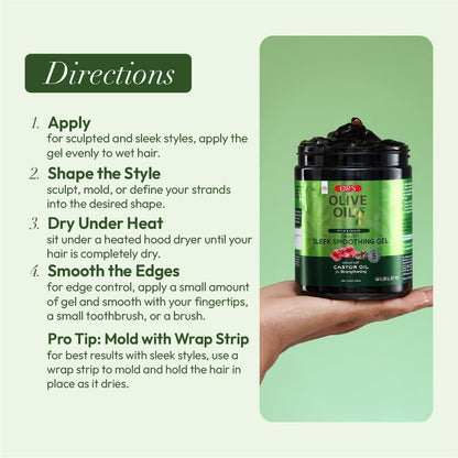 ORS Olive Oil Ultra HD Gel Sleek Smoothing 20oz