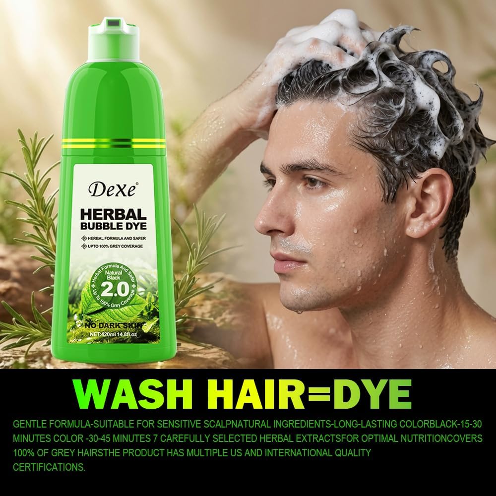 Dexe Herbal Shampoo Bubble Dye 420ml