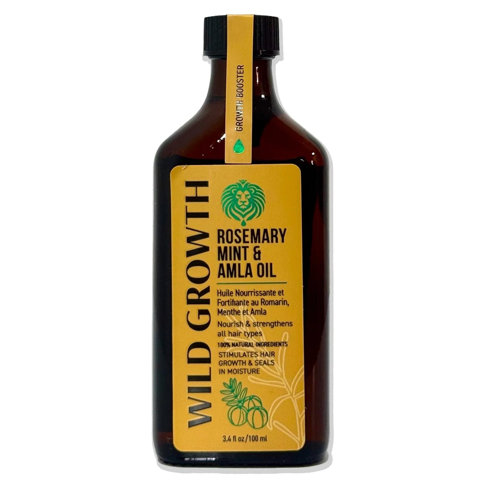 Wild Growth Rosemary Mint & Amla Strengthening Oil 100ml