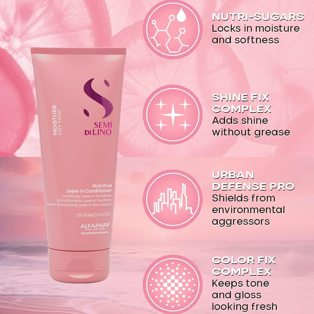 Alfaparf Milano Semi Di Lino Moisture Nutritive Leave-In Conditioner
