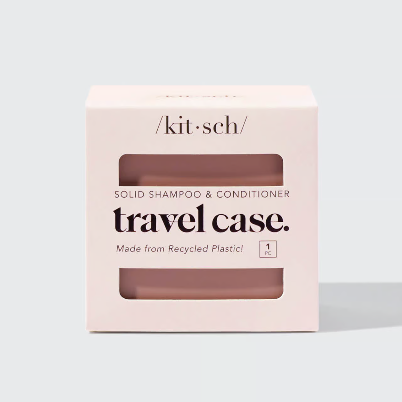 Kitsch 2-Compartment Travel Case - Terracotta