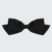 Kitsch Recycled Fabric Bow Hair Clip 1pc- Black