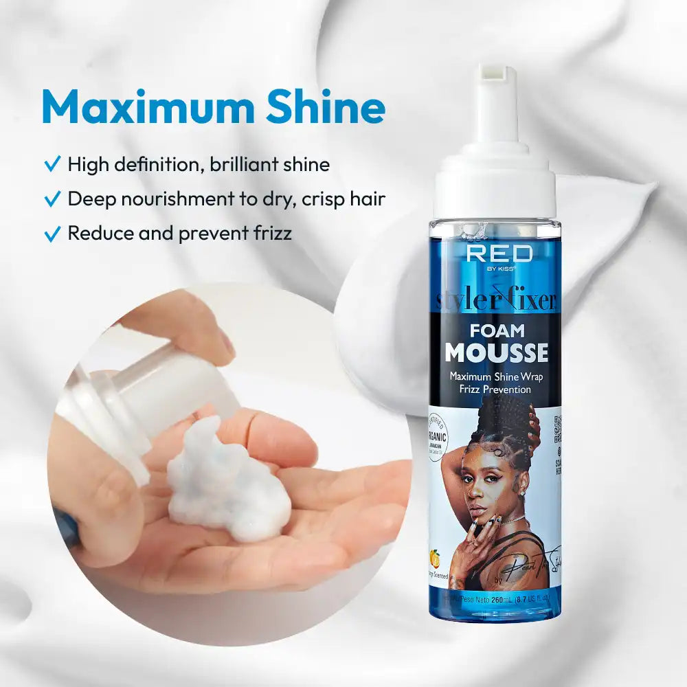 Red By Kiss Style Fixer Foam Mousse 8.7oz