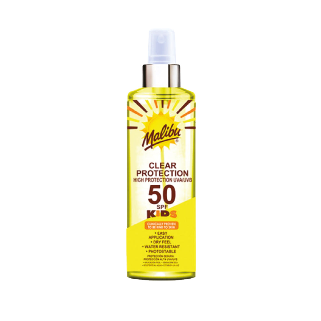 Malibu SPF 50 Clear Protection spray Kids 250ml