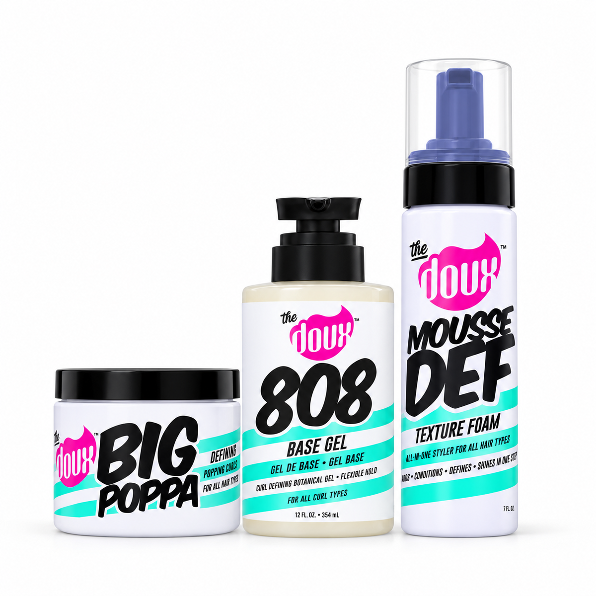 The Doux Wash N Go Bundle - 3pc