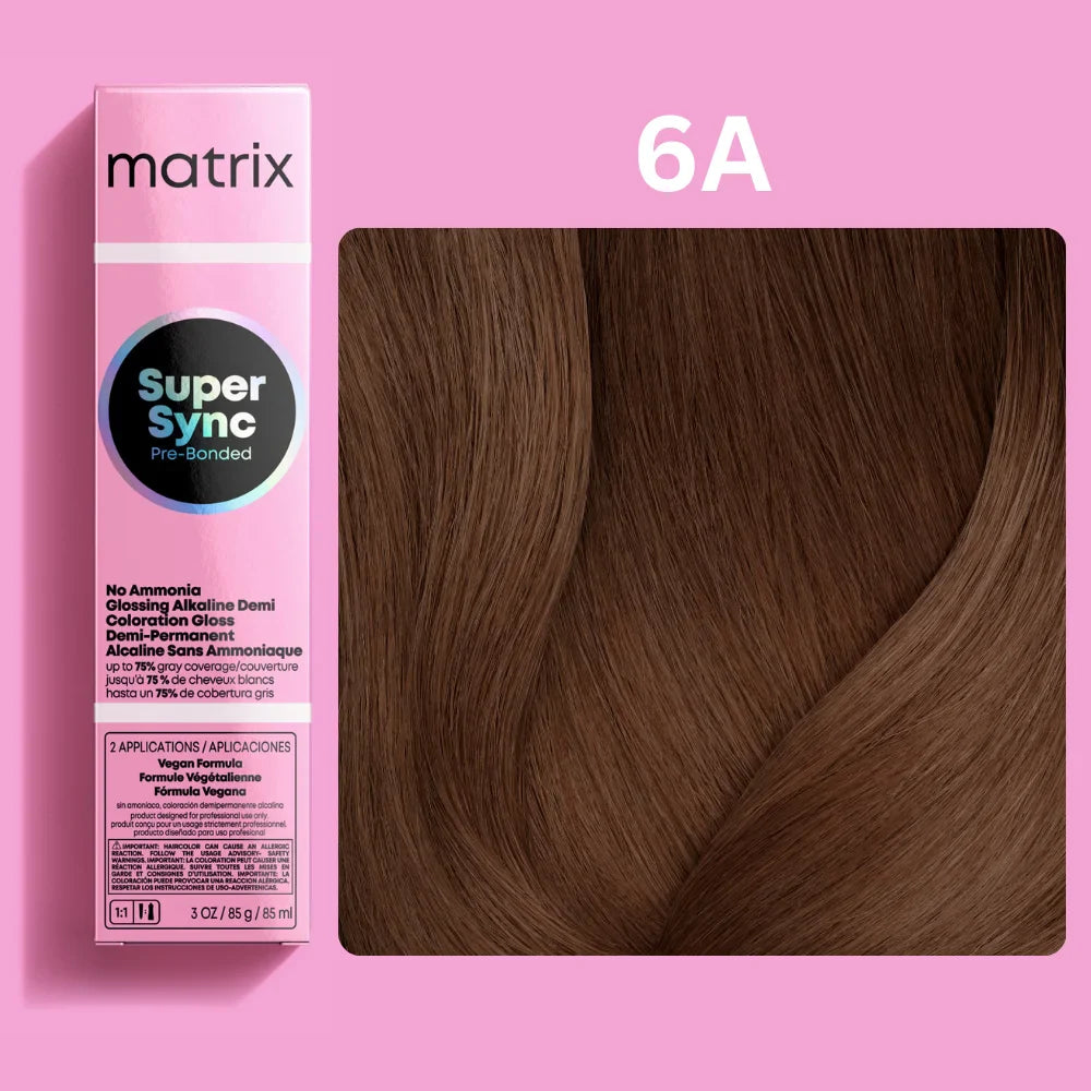 Matrix Super Sync Pre-Bonded Glossing Alkaline Demi-Permanent Hair Colour