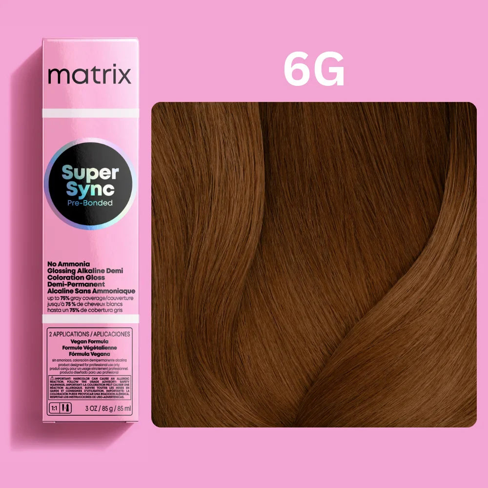 Matrix Super Sync Pre-Bonded Glossing Alkaline Demi-Permanent Hair Colour