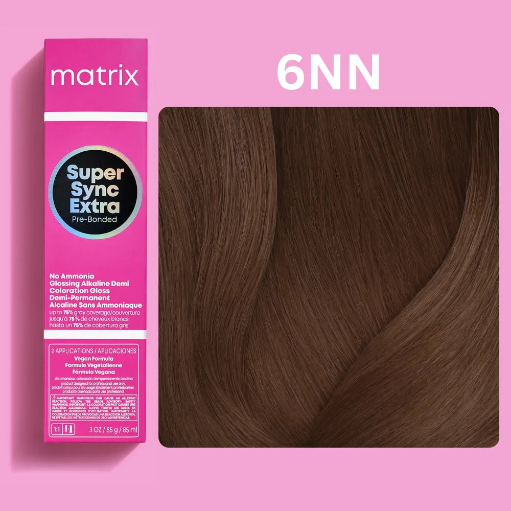 Matrix Super Sync Pre-Bonded Glossing Alkaline Demi-Permanent Hair Colour