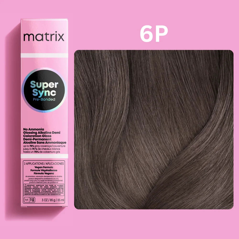 Matrix Super Sync Pre-Bonded Glossing Alkaline Demi-Permanent Hair Colour