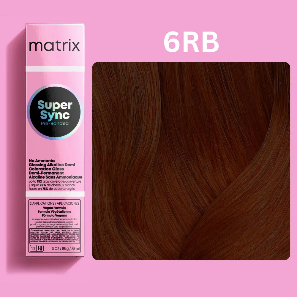 Matrix Super Sync Pre-Bonded Glossing Alkaline Demi-Permanent Hair Colour