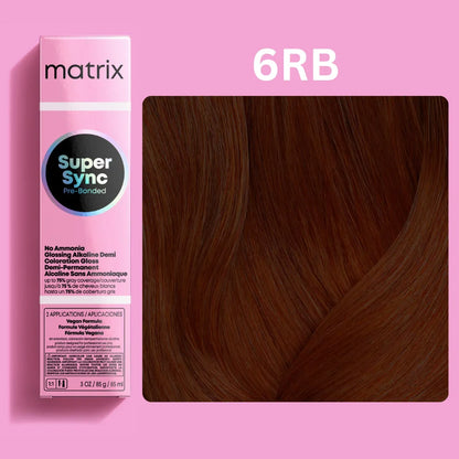 Matrix Super Sync Pre-Bonded Glossing Alkaline Demi-Permanent Hair Colour