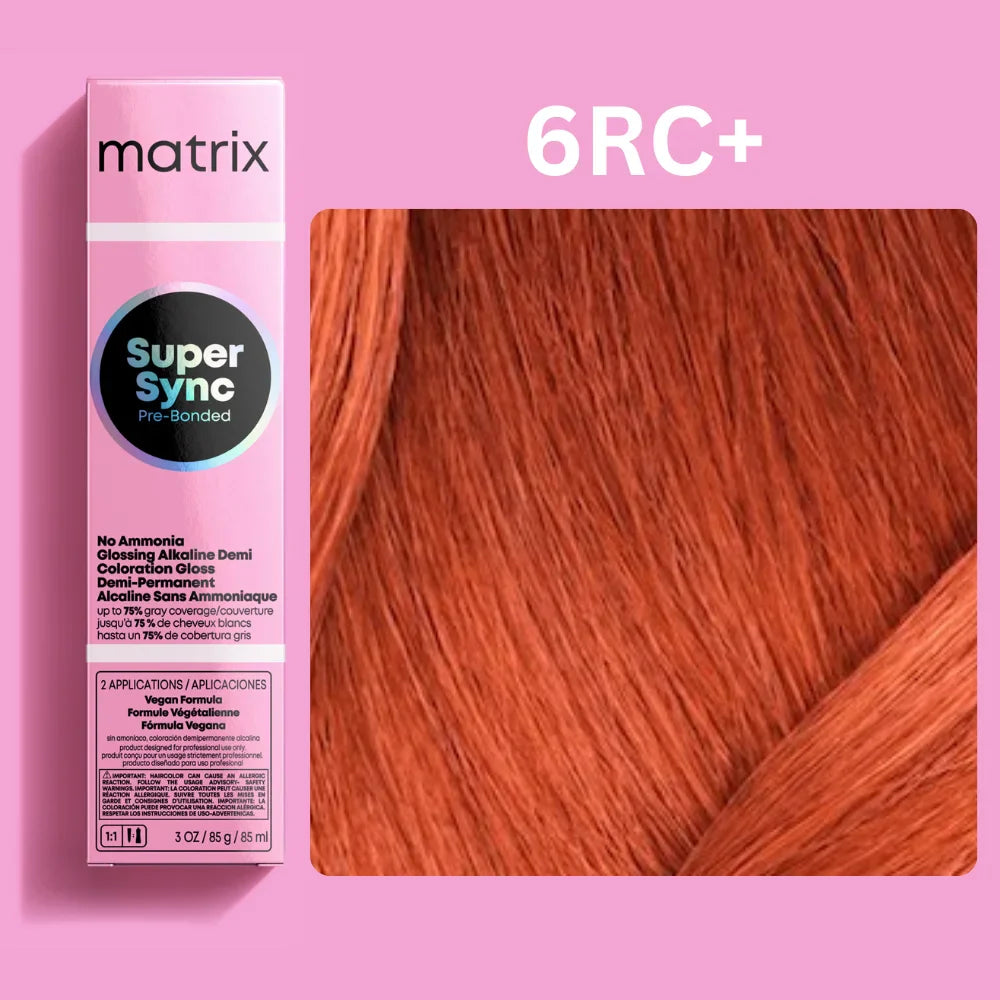 Matrix Super Sync Pre-Bonded Glossing Alkaline Demi-Permanent Hair Colour