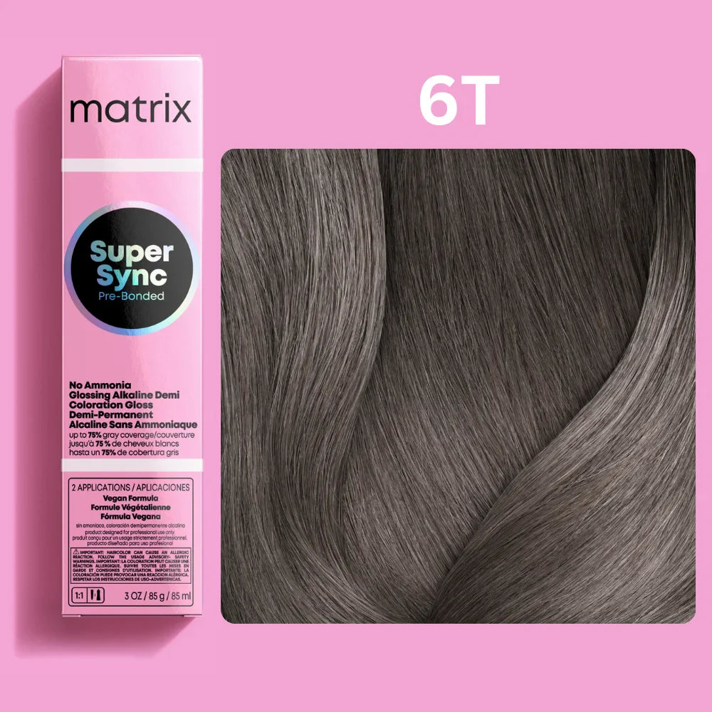 Matrix Super Sync Pre-Bonded Glossing Alkaline Demi-Permanent Hair Colour