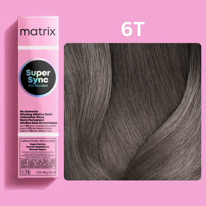 Matrix Super Sync Pre-Bonded Glossing Alkaline Demi-Permanent Hair Colour