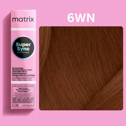 Matrix Super Sync Pre-Bonded Glossing Alkaline Demi-Permanent Hair Colour