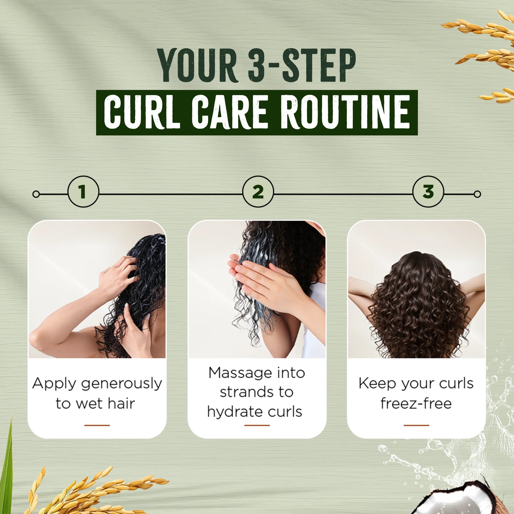 Dabur Vatika Naturals Curls Aquaboost Leave-In Conditioner 370ml