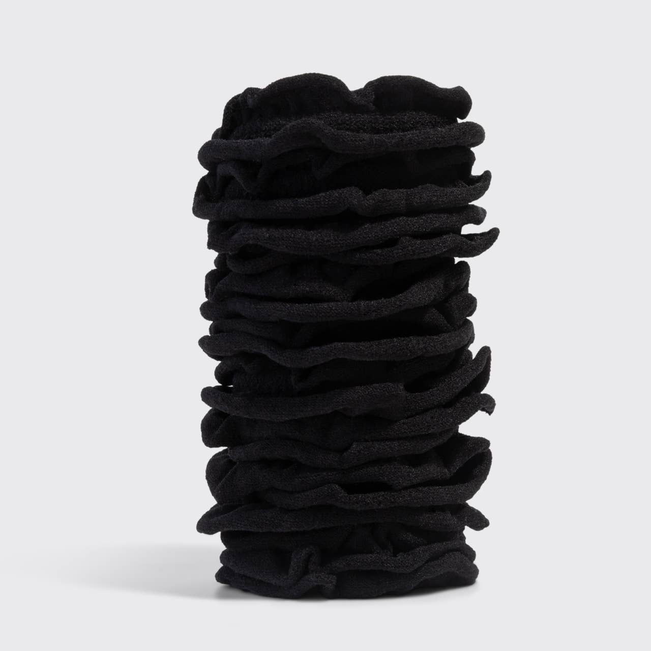 Kitsch Petal Hair Elastics 10pc Set - Black