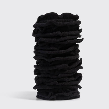 Kitsch Petal Hair Elastics 10pc Set - Black