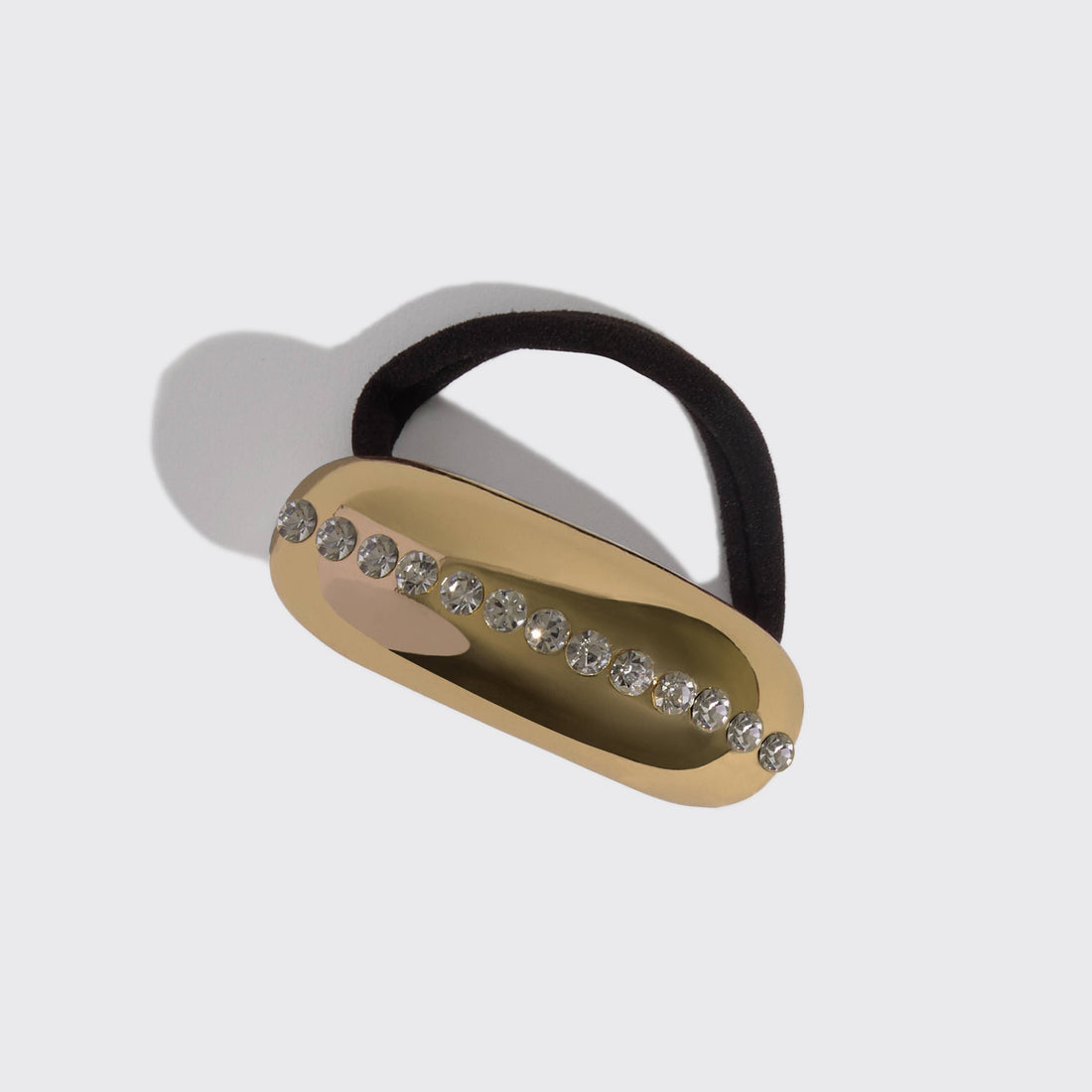 Kitsch Holiday Metal Rhinestone Cloud Cuff - Medium