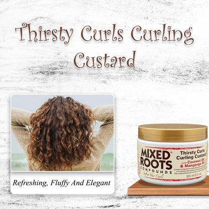 Mixed Roots Thirsty Curls Curling Custard 355ml