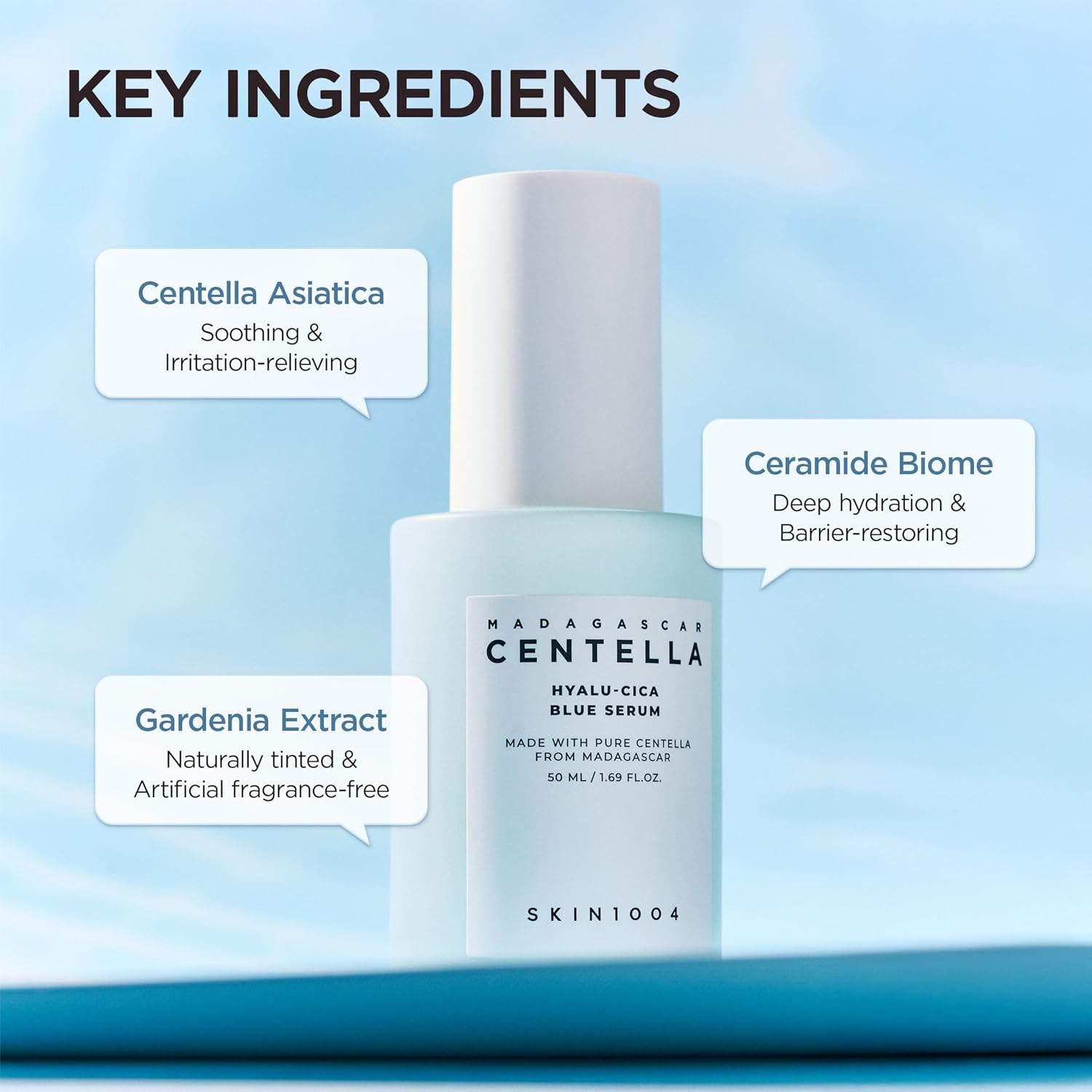 Skin1004 Madagascar Centella Hyalu-Cica Blue Serum 50ml